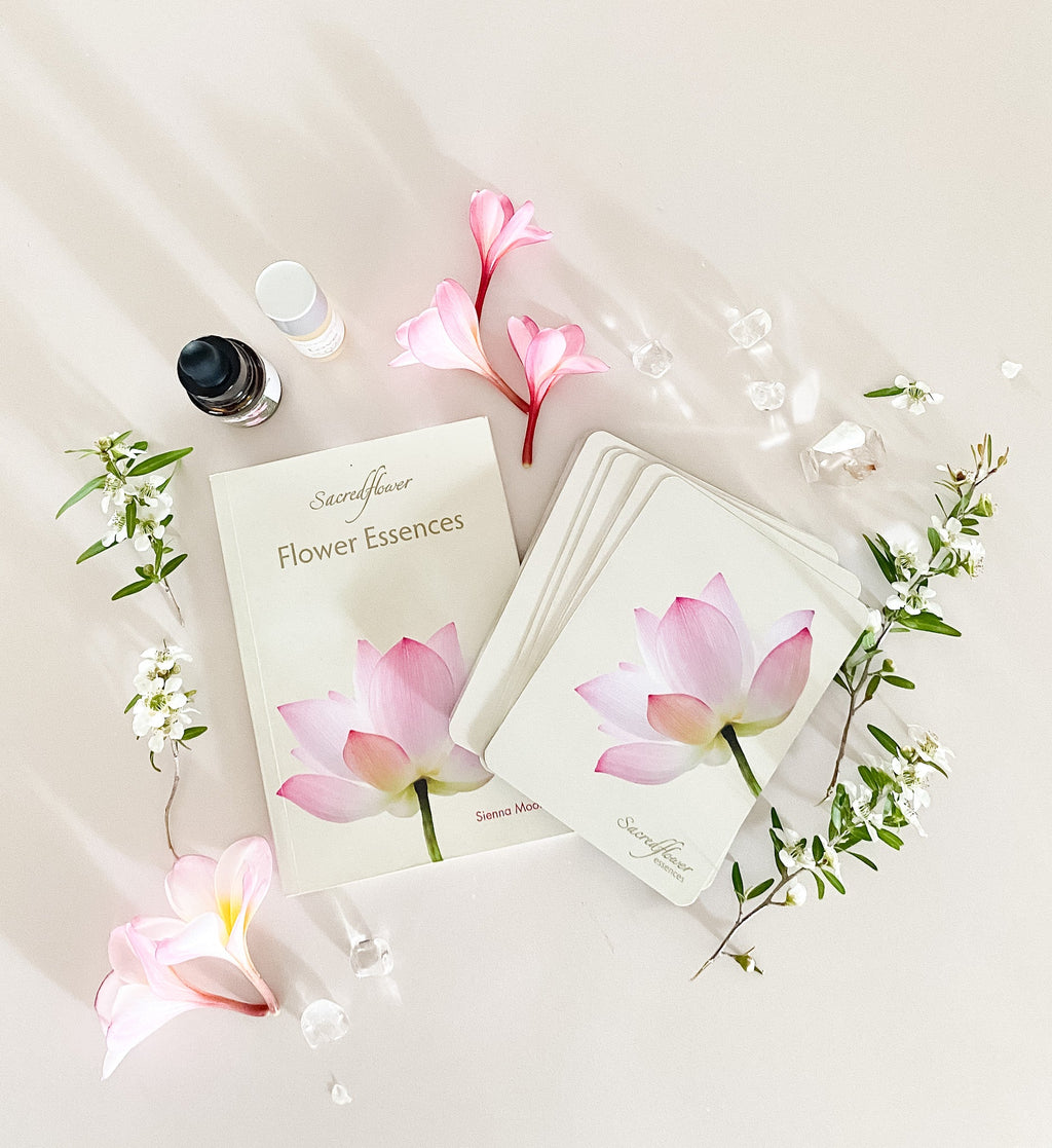 Sacredflower oracle cards & book.